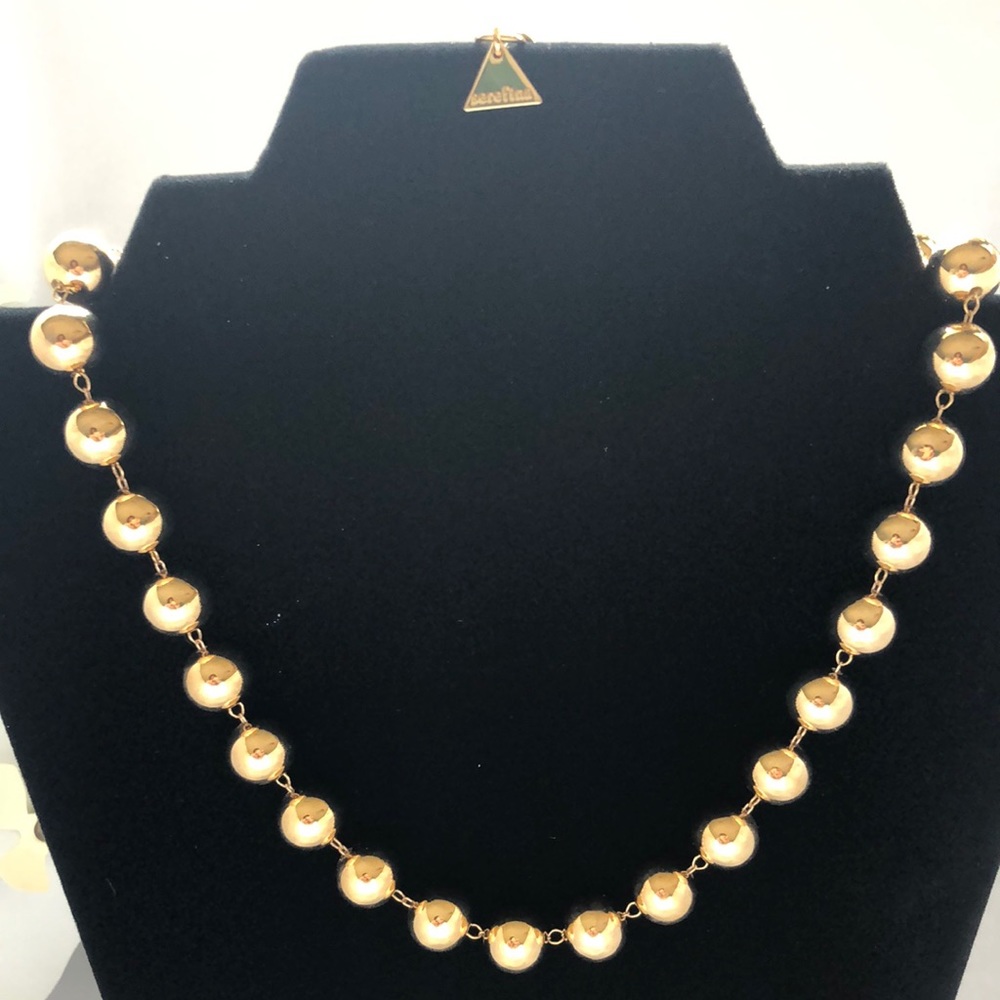 Serefina Gold Ball Chain Necklace